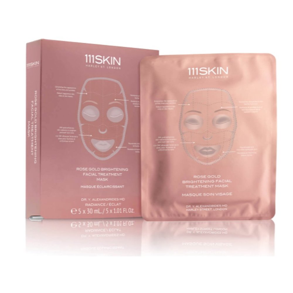 111Skin Rose Gold Brightening Facial Masks 5pc